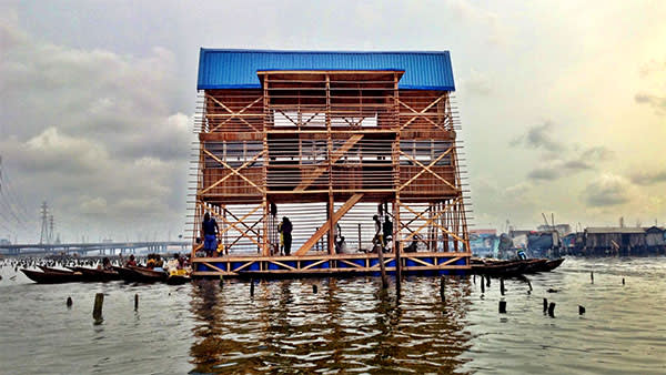 A floating school in Makoko