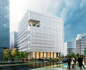 The design for the new US embassy in London