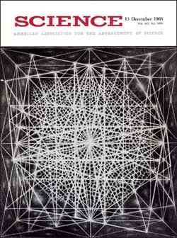 The December 1968 issue of Science in which Hardin’s 'The Tragedy of the Commons' appeared