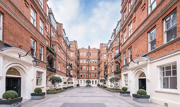 Cheyne Court, London. A two-bedroom apartment in a 19th century mansion in Old Chelsea. £2,950,000, reduced from £3,500,000 following the referendum result. Hamptons International.
http://www.hamptons.co.uk/buy/property/2-bedroom-flat-in-london%2csw3-ref-3876216/

