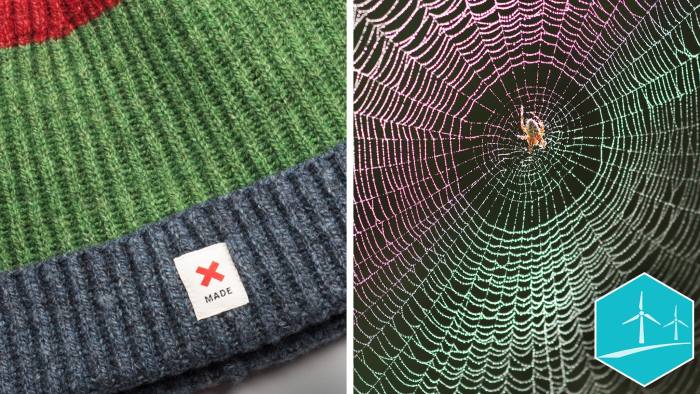 Bolt Threads spider silk woven hat
