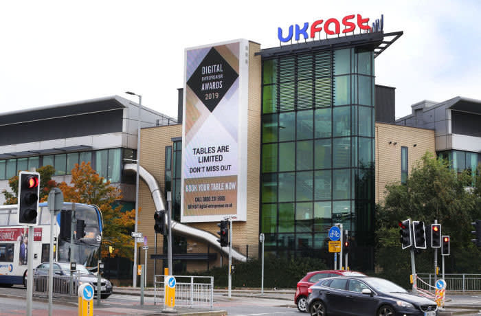 Picture : Lorne Campbell / Guzelian The UKFast campus at Birley Fields, Manchester. PICTURE TAKEN ON WEDNESDAY 23 OCTOBER 2019 .