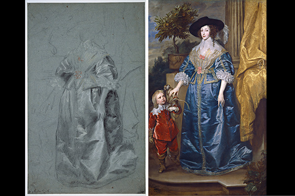'Queen Henrietta Maria with Jeffery Hudson' (1633) 