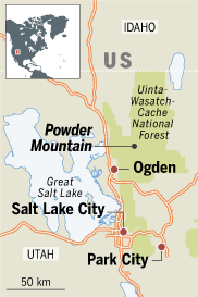 Powder Mountain map