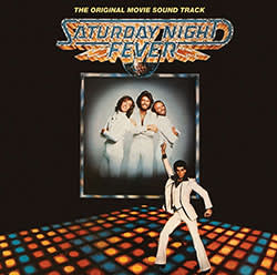 Record cover for the soundtrack to ‘Saturday Night Fever’