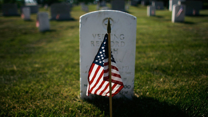 Flags Are Placed At Arlington National Cemetery Graves