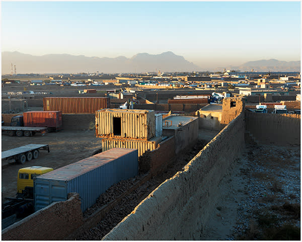 Afghanistan. Site in north-east Kabul, now obscured by new factories and compounds, believed to have been the location of the Salt Pit; October 2013. The Salt Pit is the name commonly given to the CIA’s first prison in Afghanistan, which began operating in September 2002. Dozens of prisoners were held there over the next 18 months. Gul Rahman, a young Afghan detainee, died of hypothermia there in November 2002. He was buried in an unmarked grave. The US Senate’s report on the CIA programme described how detainees 'were kept in complete darkness and constantly shackled in isolated cells with loud noise or music and only a bucket to use for human waste'. Members of a visiting delegation from the Federal Bureau of Prisons commented that they had 'never been in a facility where individuals are so sensory deprived'. The site was closed in 2004 and replaced by a purpose-built facility