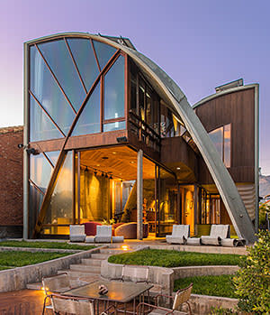 Five-bedroom house in Malibu designed by John Lautner, with a private beach, $22m