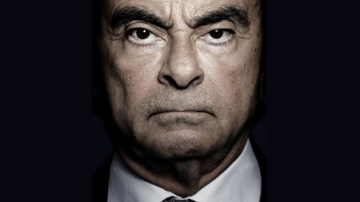 PARIS, FRANCE - OCTOBER 02: Businessman and former CEO of car-makers Nissan and Renault, Carlos Ghosn. Photographed in his office for El Pais on October 2, 2018 in Paris, France. (Photo by Manuel Vazquez/Contour by Getty Images)