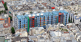 Pompidou centre in Paris