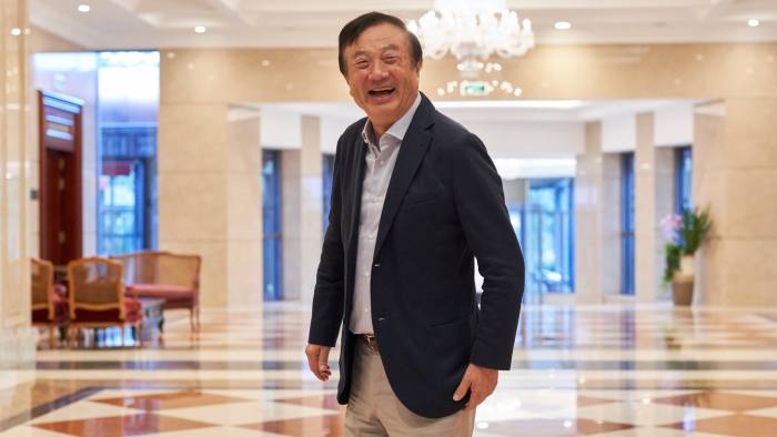 Ren Zhengfei, founder and president of Huawei Technologies Co. Ltd at a rountable interview at Huawei HQ, Shenzhen, China.