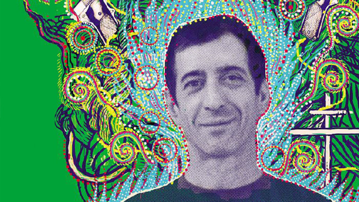 Illustration by Anna Higgie of Glauco Villas Boas and ayahuasca