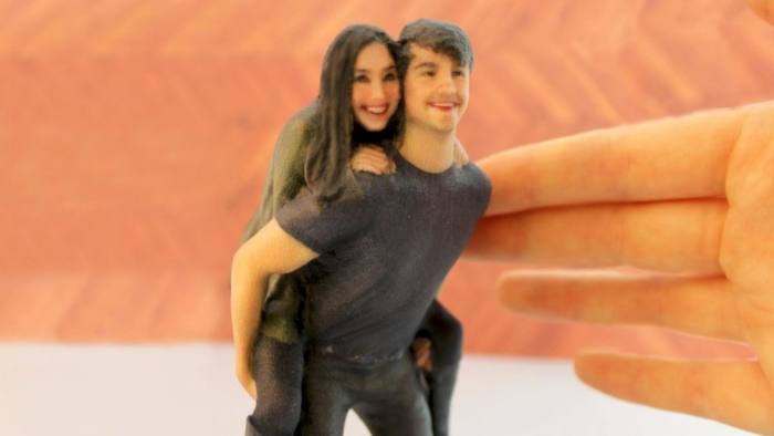 3D printed figures produced by Twindom