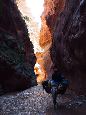 The M’Goun Gorge narrows