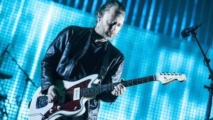 Radiohead's Thom Yorke. Photo: Peter Wafzig/Redferns/Getty