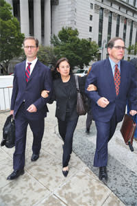 Glafira Rosales leaves court