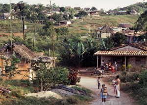 Rural village in Cuba. Image shot 2010. Exact date unknown.