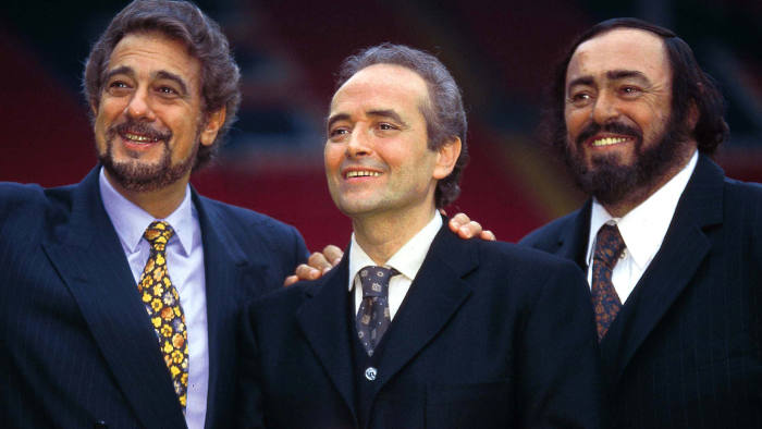 José Carreras, Plácido Domingo and Luciano Pavarotti, in 2000