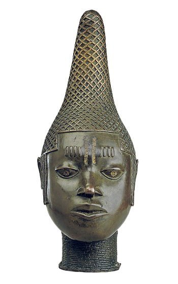 16th-century commemorative head of Queen Idia, Benin, from the British Museum