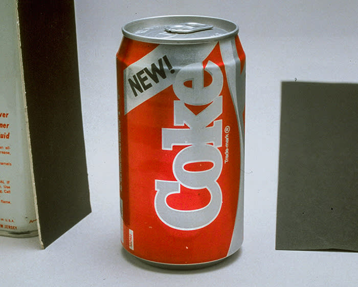 UNITED STATES - JANUARY 01: can of New Coke. (Photo by Al Freni/The LIFE Images Collection/Getty Images)