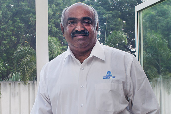 Sunil Bhaskaran, vice-president of corporate services at Tata Steel