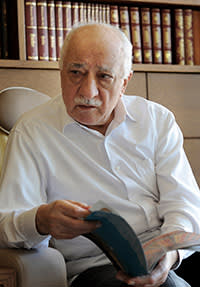 Fethullah Gulen. Leader of the shadowy Islamic network that originally helped Erdogan’s AKP into power. The ruling party has since accused 'Gulenists' of plotting to bring down the government