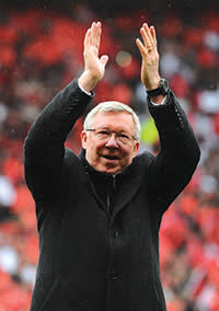 Former Manchester United manager Alex Ferguson