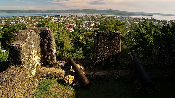 The view from the ‘kraton’, or fort, in Bau-Bau, Buton
