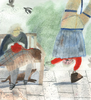 Illustration depicting old age