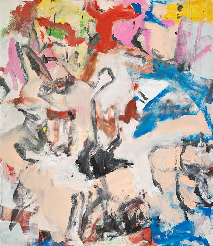 Willem de Kooning, Untitled XII, 1975, Oil on canvas, 79 ¾ x 69 ¾ inches (202.6 x 177.2 cm). © The Willem de Kooning Foundation / Artists Rights Society (ARS), New York.