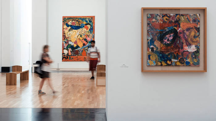 Gillian Ayres exhibition at National Museum of Wales, Cardiff