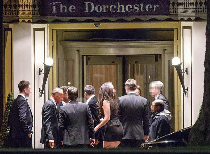 Dorchester Madison Marriage story Guests outside The Dorchester Ballroom entrance during the annual Presidents Club Charity Dinner in London on January 18, 2018.