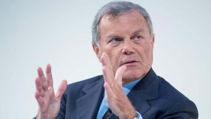 Martin Sorrell, chief executive officer of WPP Plc., gestures while speaking at the Confederation of British Industry (CBI)annual conference in London, U.K., on Monday, Nov. 21, 2016. The U.K.'s main corporate lobby is urging the government to clarify what happens on the day after Brexit, seeking to ensure that business isn't left dangling if the country is unable to strike new trade deals before it leaves the European Union. Photographer: Jason Alden/Bloomberg