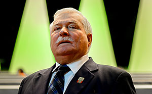 Lech Walesa, former Solidarity leader