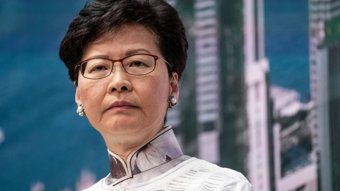 Carrie Lam was forced to shelve the bill indefinitely after it provoked some of the biggest demonstrations since the handover of Hong Kong from Britain to China more than 20 years ago