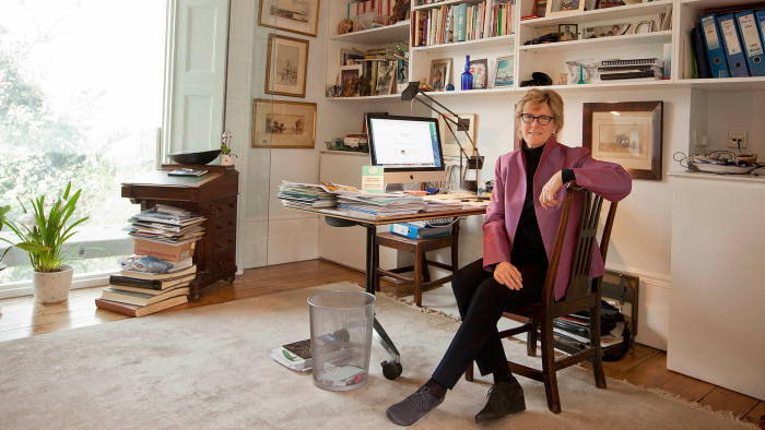 Dame Sally Davies in her office at home in north London