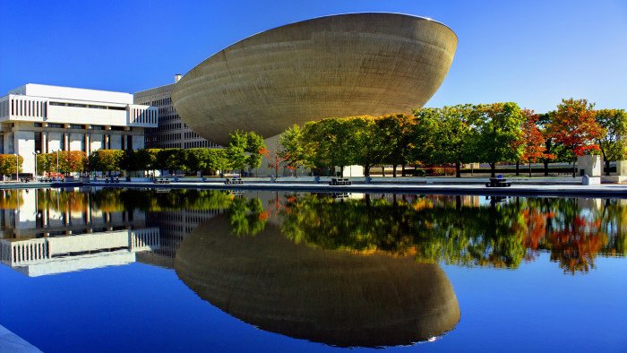 The Egg (1966) a centre for the performing arts in Albany, New York