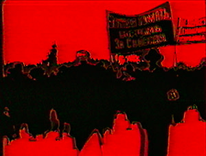 Video still from the multimedia installation: 'Quand le siècle a pris forme (Guerre et Révolution)' (1978)