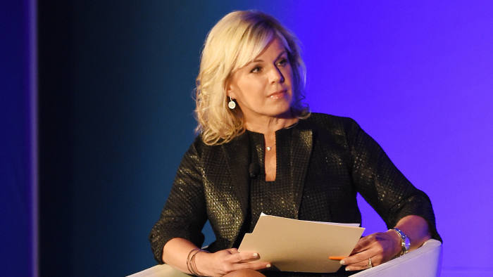 NEW YORK, NY - FEBRUARY 08: News anchor Gretchen Carlson moderates a panel discussion during the American Magazine Media Conference 2017 on February 8, 2017 in New York City. (Photo by Nicholas Hunt/Getty Images for American Magazine Media Conference)
