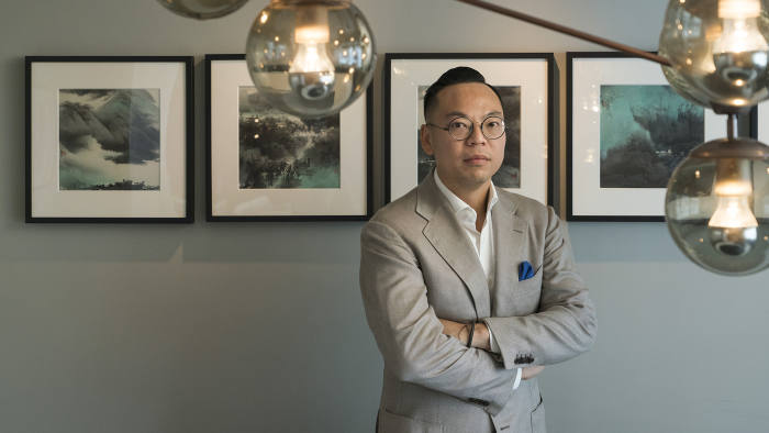 Alan Lo, co-founder and executive director of Classified Group, at Duddell's restaurant in Hong Kong.