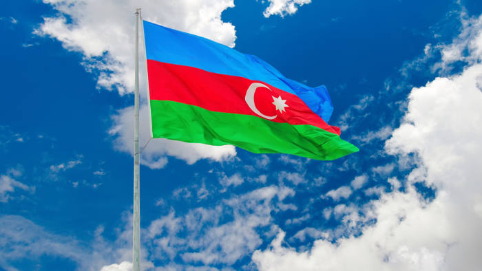 Azerbaijan flag 