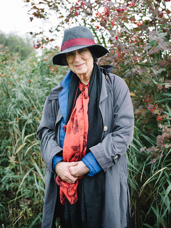 Margaret Atwood at Wicken Fen nature reserve in Ely, Cambridgeshire