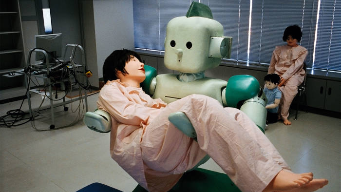 Ri-man, a nurse robot developed at the Riken laboratory near Nagoya in Japan
