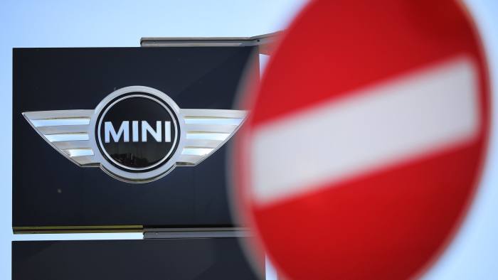 OXFORD, ENGLAND - MARCH 13: A general view of signage outside the BMW Mini assembly plant in Cowley on March 13, 2017 in Oxford, England. Following a vote on the Brexit bill in Parliament today, British Prime Minister Theresa May could trigger article 50 as soon as tomorrow, March 14th, which would start the formal process of leaving the European Union. German manufacturer of the Iconic Mini has said some production of the electric powered Mini could be moved to Germany becuase of Brexit uncertainty. (Photo by Christopher Furlong/Getty Images)