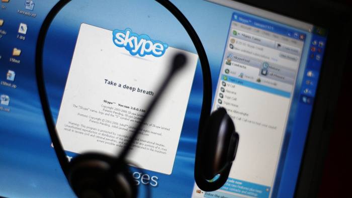 NEW YORK - SEPTEMBER 01: In this photo illustration, the Skype internet phone program is seen September 1, 2009 in New York City. EBay announced it will sell most of its Skype online phone service to a group of investors for $1.9 billion, a deal that values Skype at $2.75 billion. (Photo Illustration by Mario Tama/Getty Images)