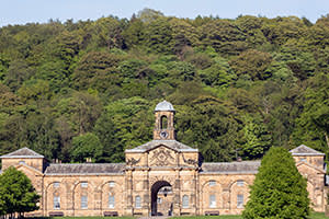18th-century stable block at Chatsworth House