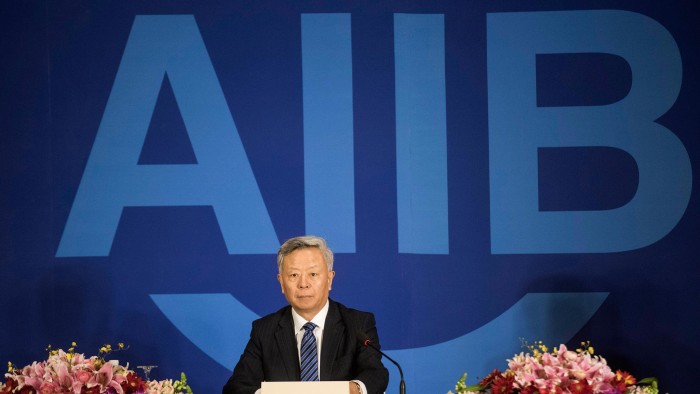 Jin Liqun, the first president of the Asian Infrastructure Investment Bank (AIIB), speaks to journalists during a press conference in Beijing on January 17, 2016. The new Asian Infrastructure Investment Bank will boost investment in the region while contributing to 'fairer' global economic governance, Chinese President Xi Jinping said on January 16 at the formal opening ceremony in Beijing. The China-backed AIIB -- which has 57 members including major economies such as Australia and South Korea but notably excluding the US and Japan -- is viewed by some as a rival to the World Bank and Asian Development Bank (ADB). AFP PHOTO / FRED DUFOUR / AFP / FRED DUFOUR (Photo credit should read FRED DUFOUR/AFP/Getty Images)