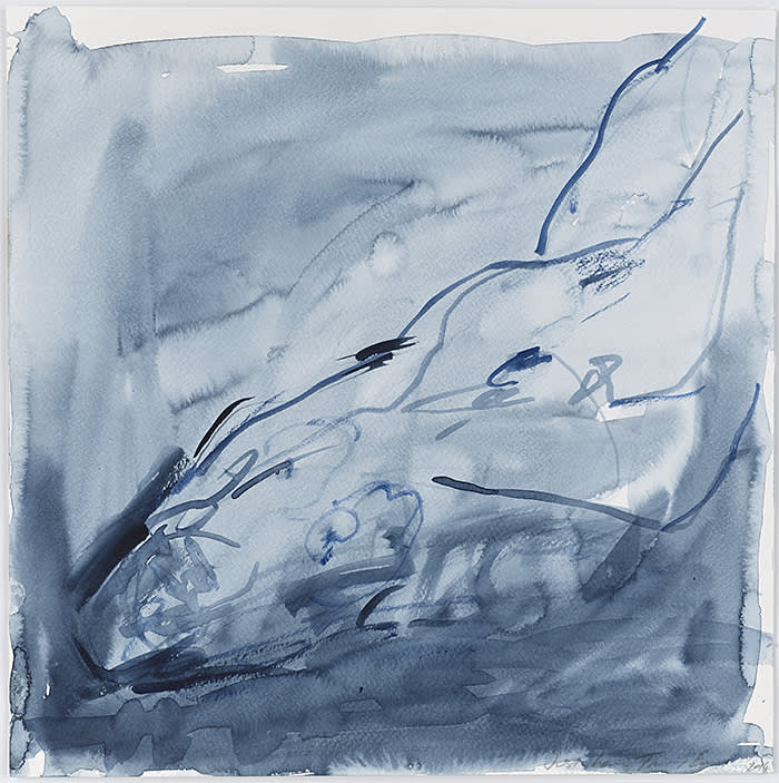 Tracey Emin Just here, 2014 Gouache on paper © The artist courtesy Prudence Cumming