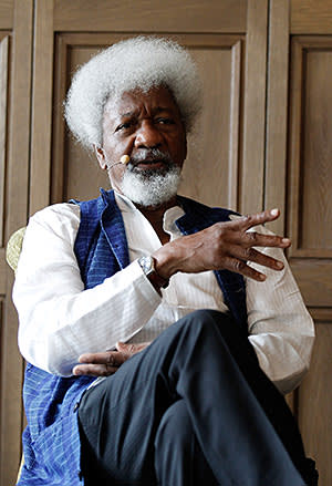 Wole Soyinka at a cultural event in Berlin in 2012