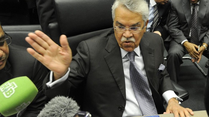 Ali al-Naimi, Saudi oil minister, at the Opec meeting this week